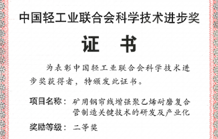 中国LETOU乐投荣获2024年度中轻联科学技术进步奖